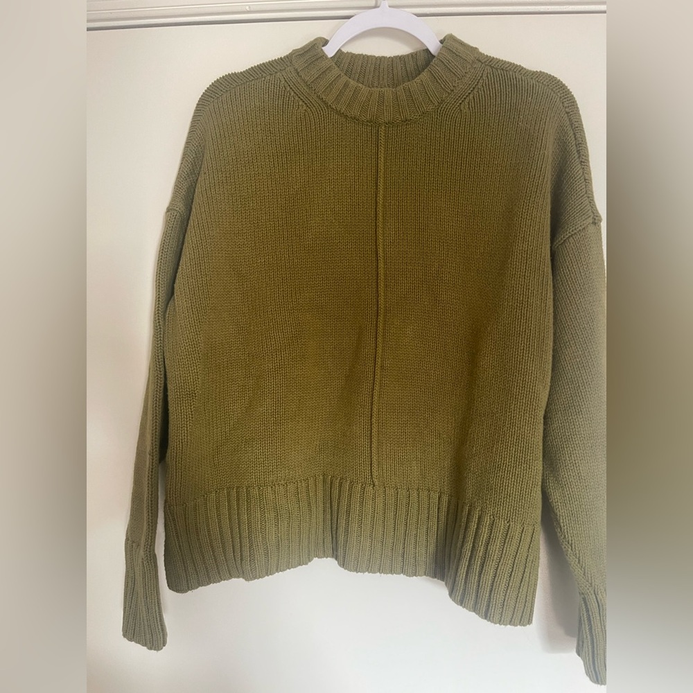 GUC Olive Green Women's Turtleneck Sweater, by A New Day, Sz L